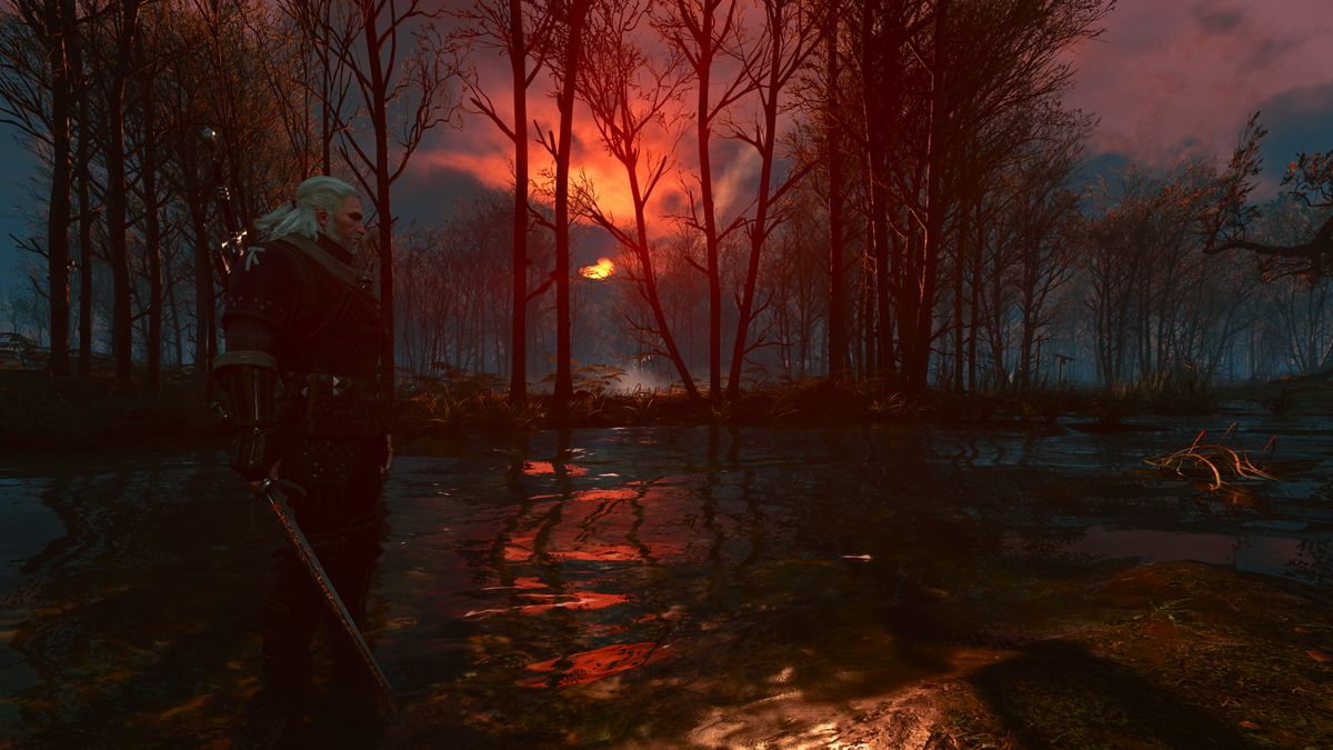 8K screenshots of The Witcher 3 game