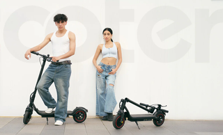 Scooters on the wall