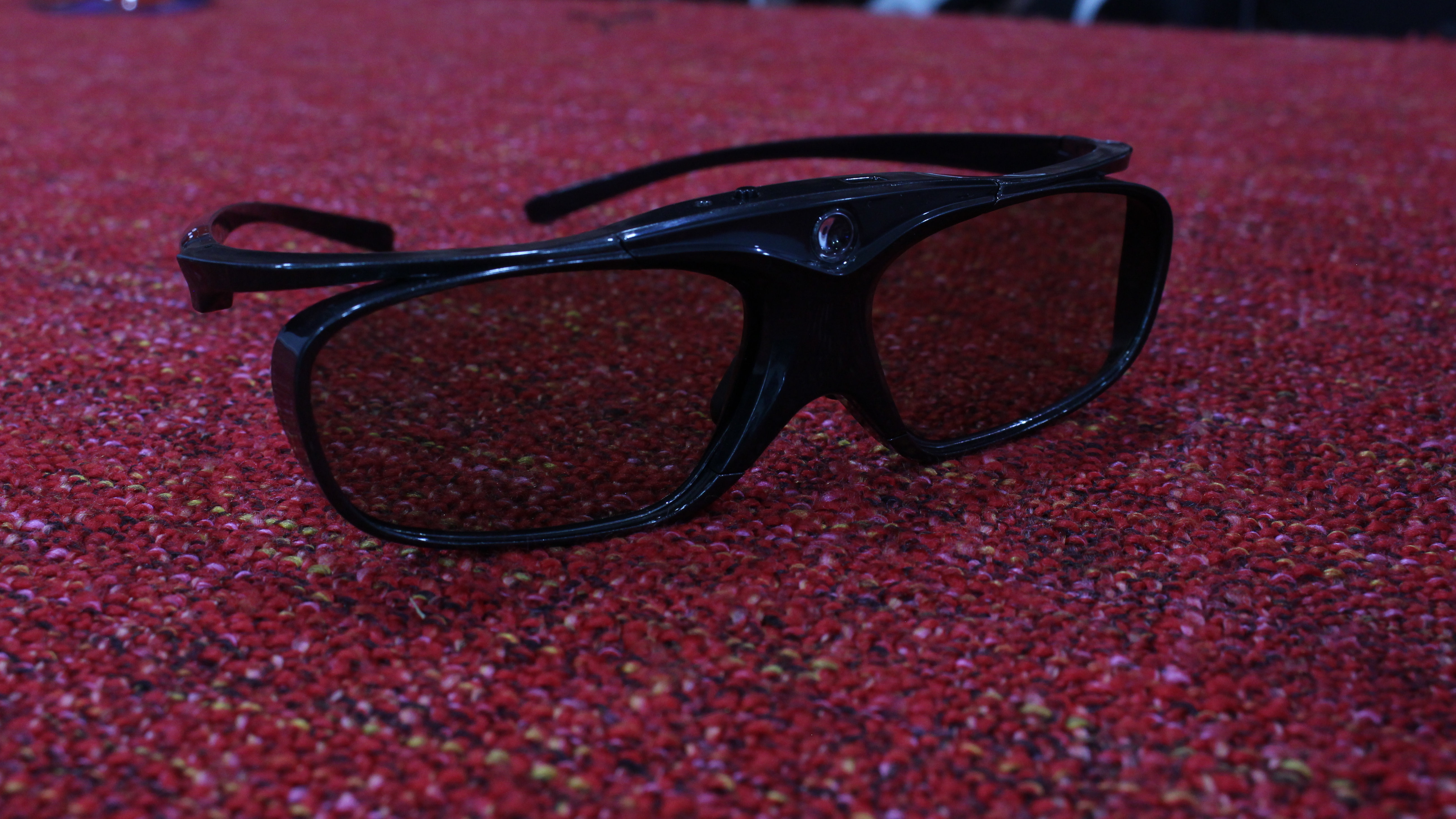 If you're a fan of 3D content, the W1700 will work with compatible BenQ 3D glasses such as the DGD5 pictured here