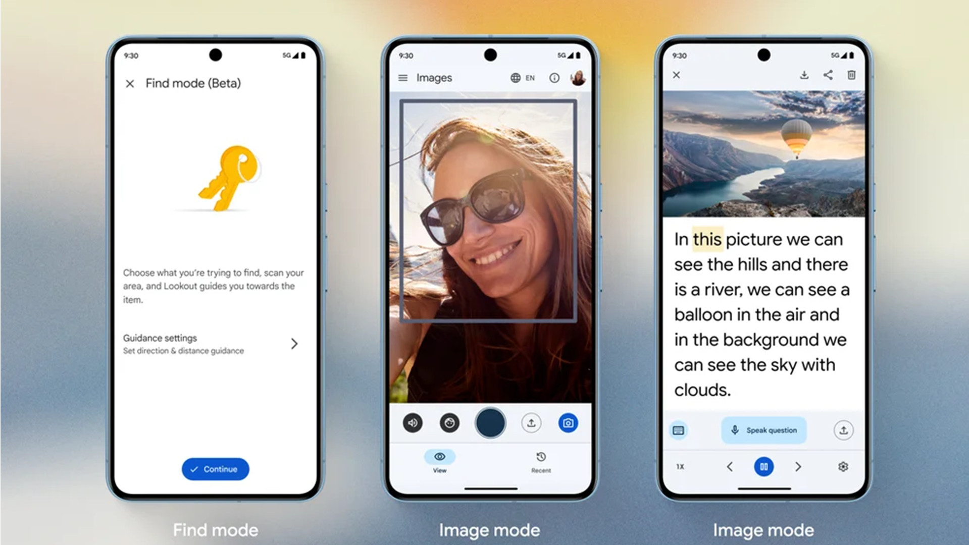 Lookout app's new Find mode