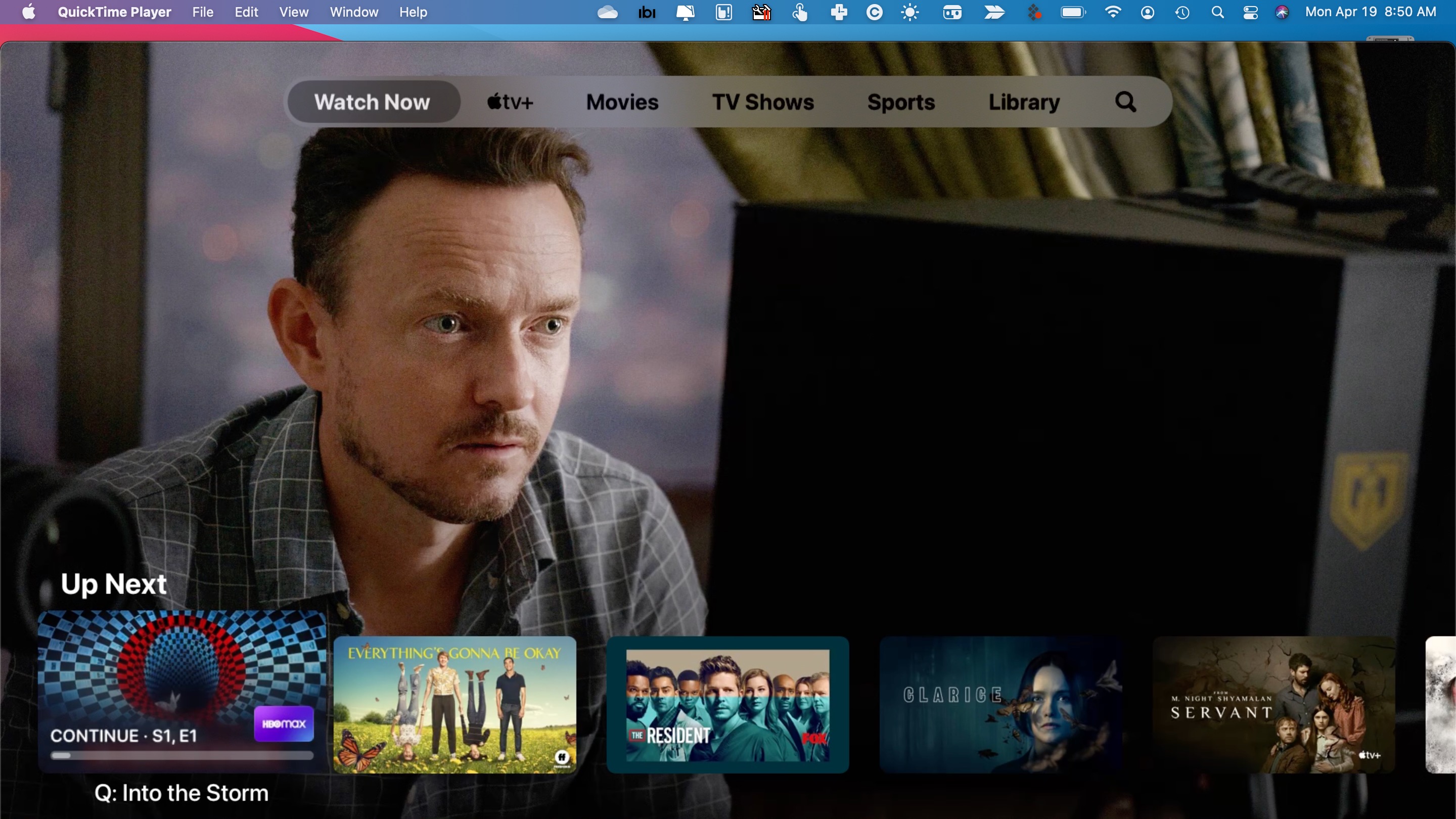 Recording Apple TV screen on Mac