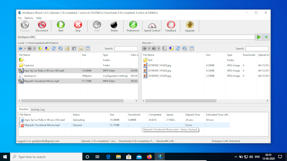 Sendspace 2