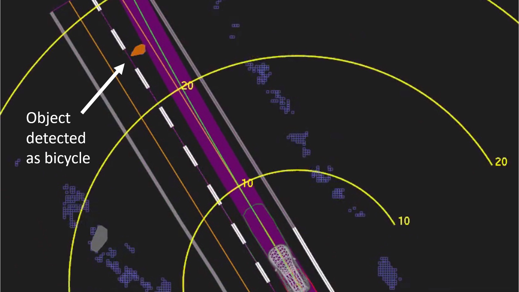 Data fed back to the Uber self-driving car involved in a fatal March 2018 accident in Arizona | Credit: NTSB