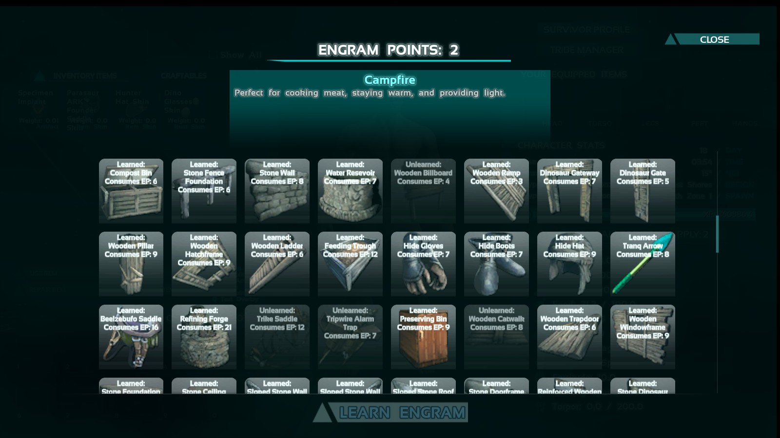 Essential early Engrams