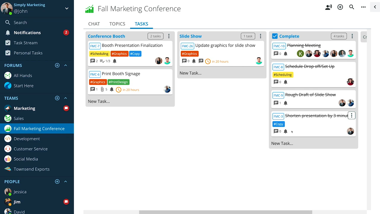Tasks