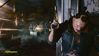 Cyberpunk 2077 screenshot of Jackie Welles