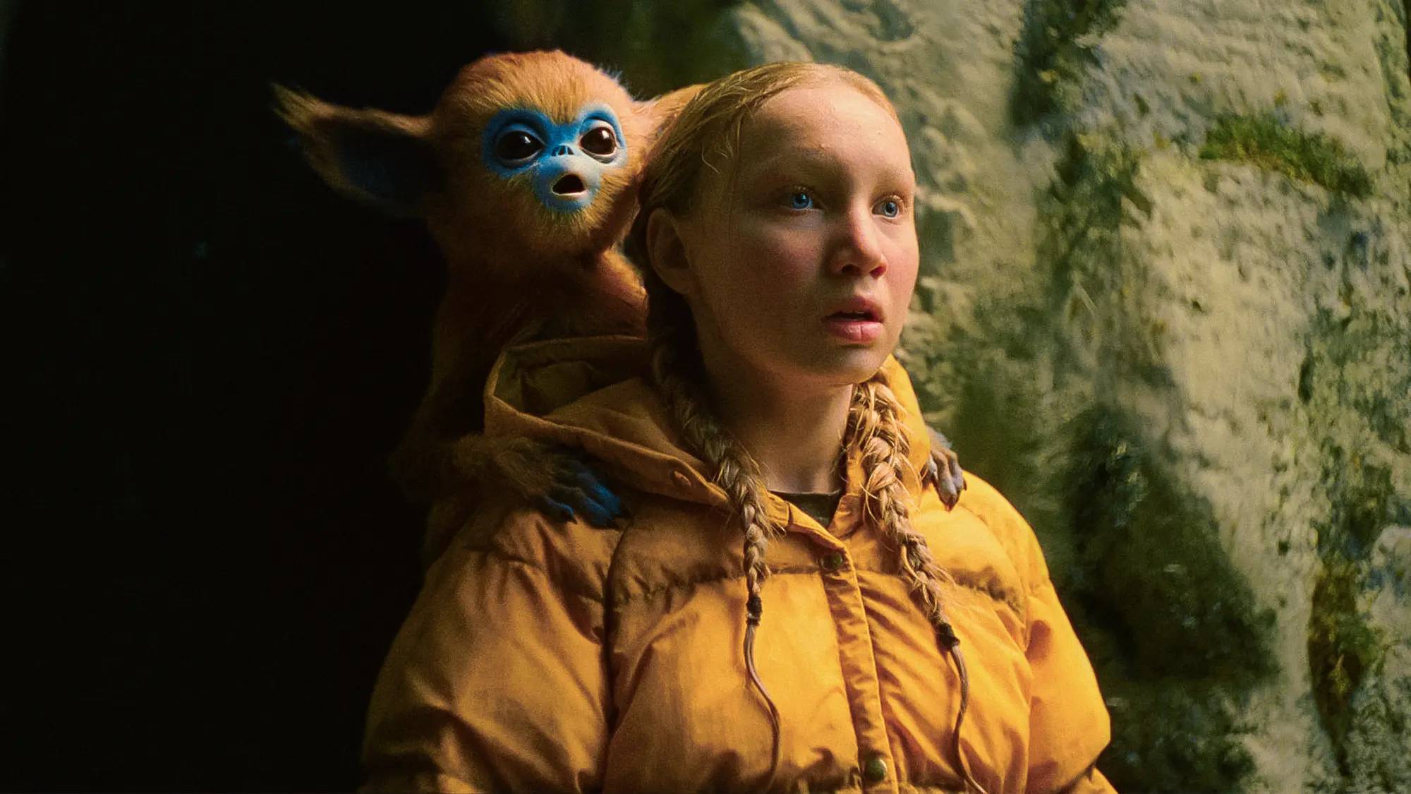 Helena Zengel in a still from A24' The Legend of Ochi 
