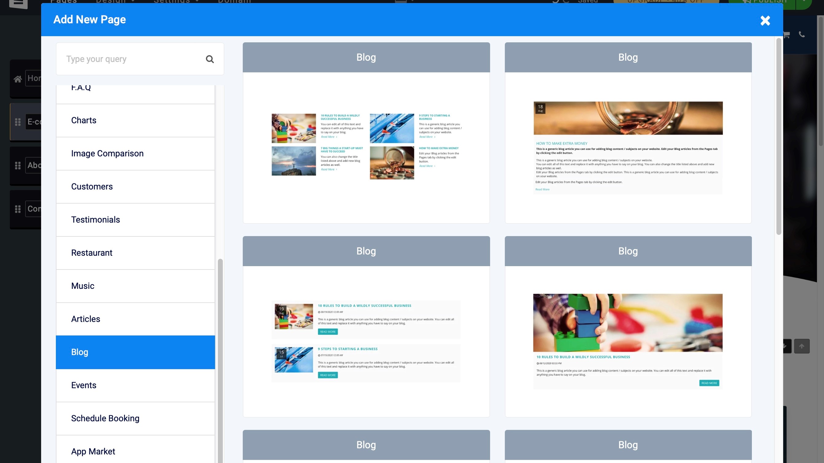 Add New Pages