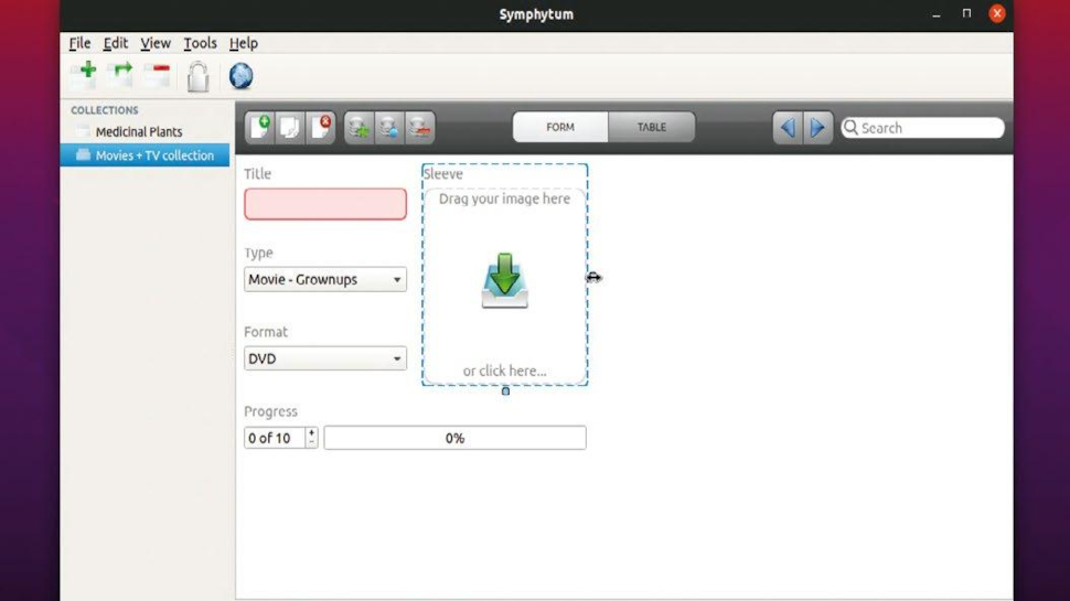 screenshot of symphytum