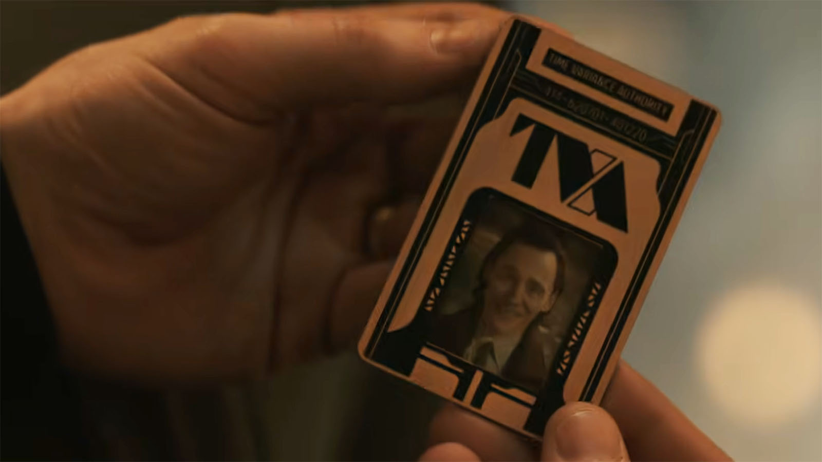 Someone holding a Loki TVA card in Avengers: Doomsday