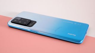 The Xiaomi Redmi 10 from the back