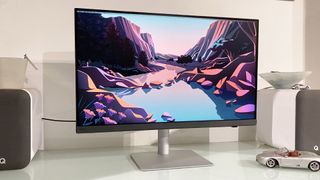 BenQ PD3226G monitor during our review process