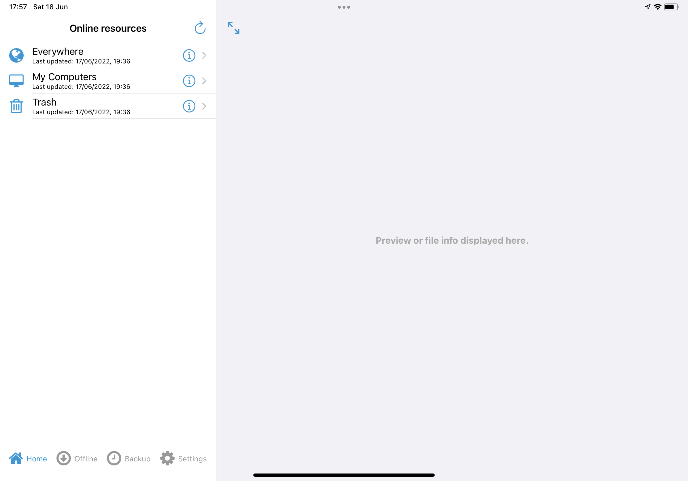 ElephantDrive iPad