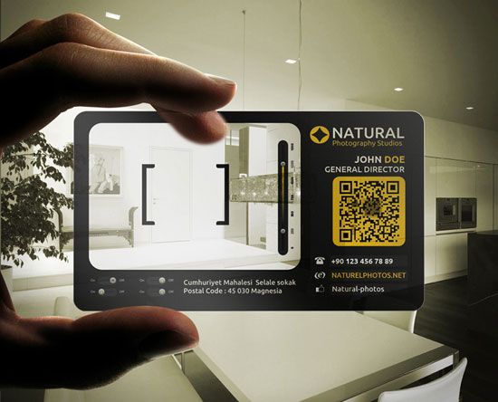 Business card QR code