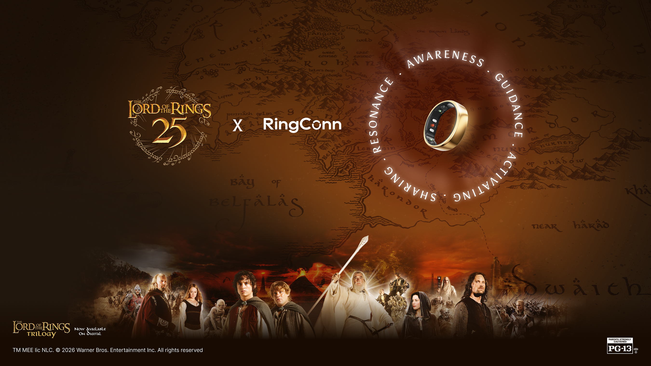 The LOTR RingConn tie-in poster