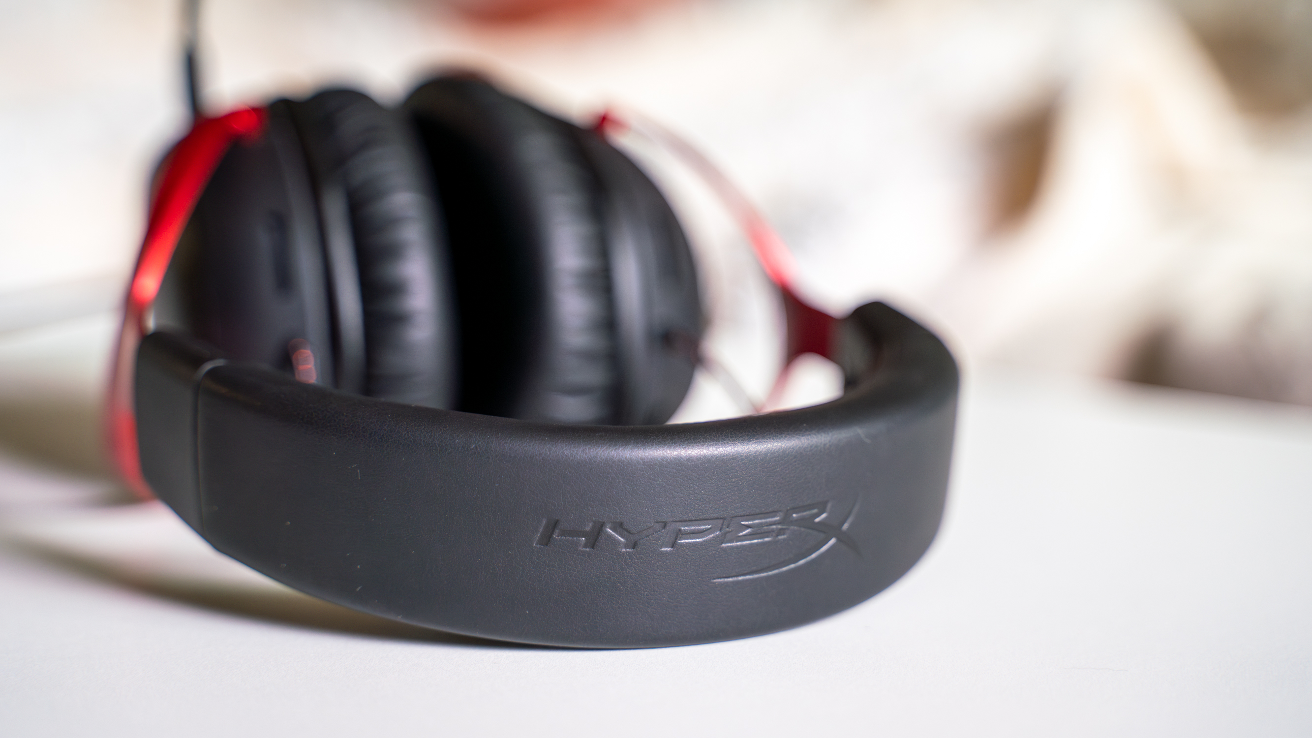 HyperX Cloud III on a white table