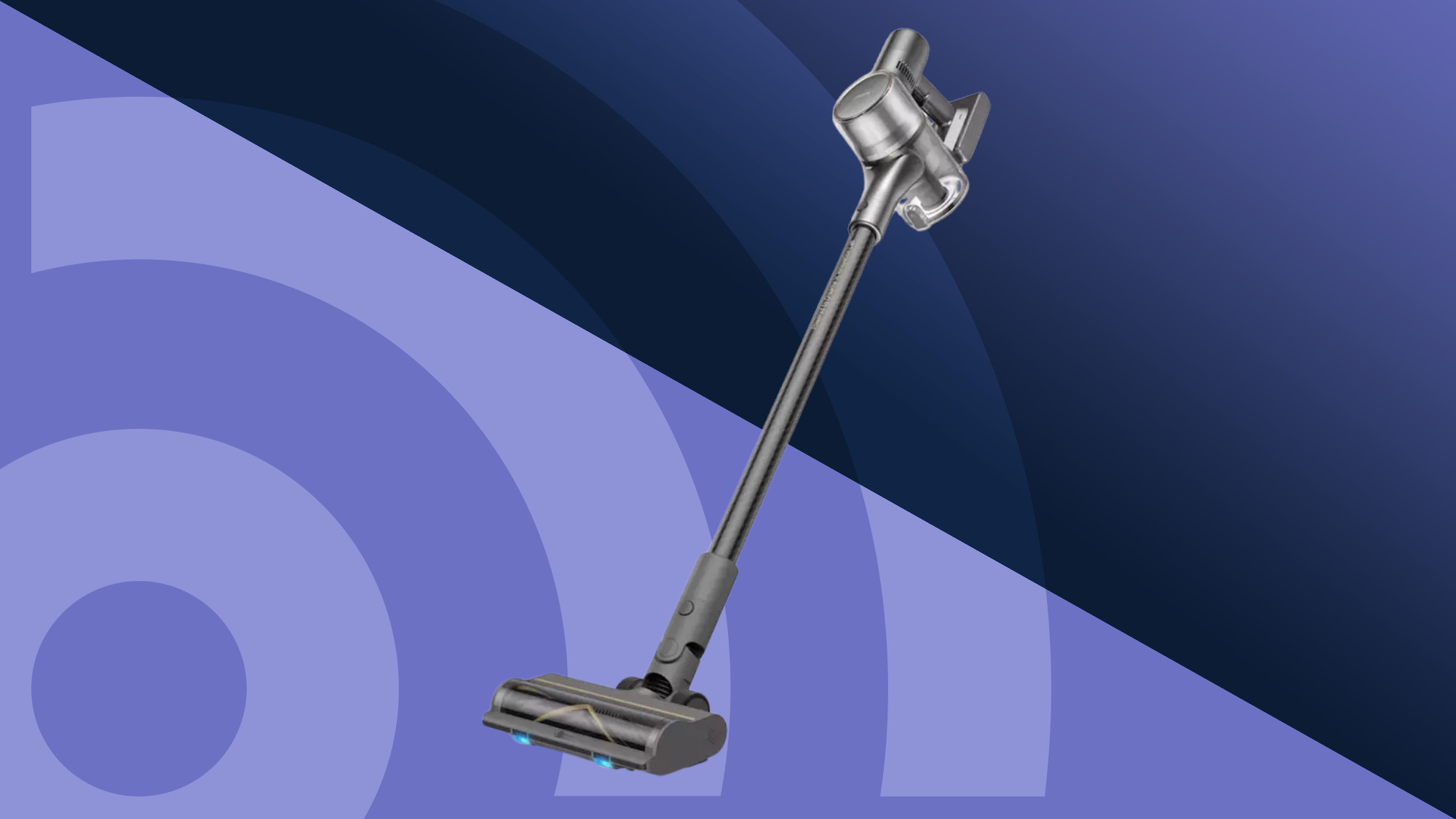 the Dreame R20 over purple background