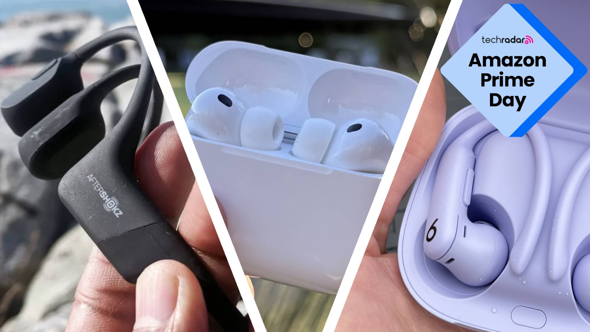 The Shokz OpenRun Pro 2, AirPods Pro 3, and Beats PowerBeats pro 2 