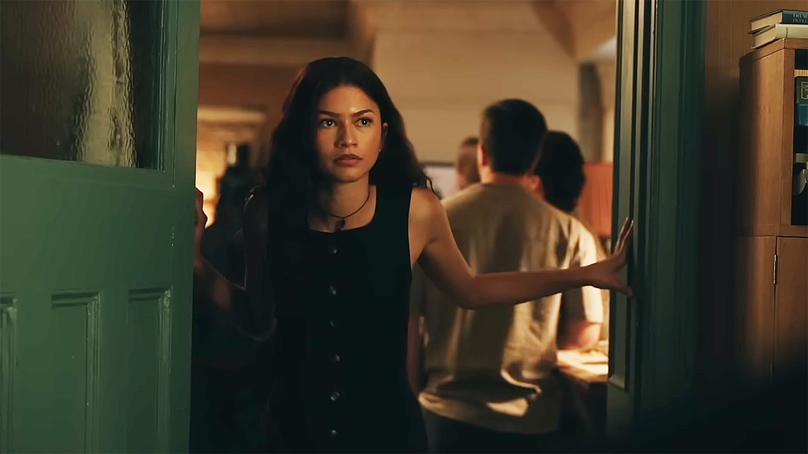Zenday's M.J. leaning in a doorway in Spider-Man: Brand New Day