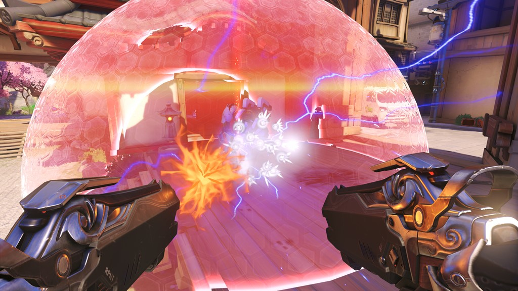 Overwatch 2 Reaper damaging a shield