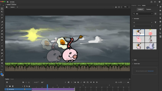Animation software Adobe Animate in action