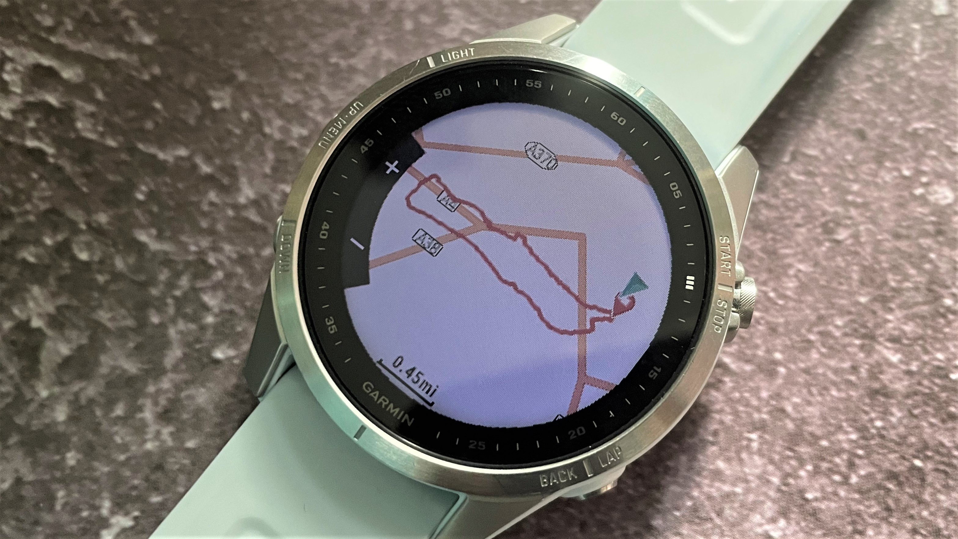 Custom route on a Garmin Fenix 7S