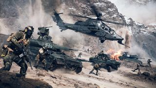 A promotional shot of Battlefield 6.