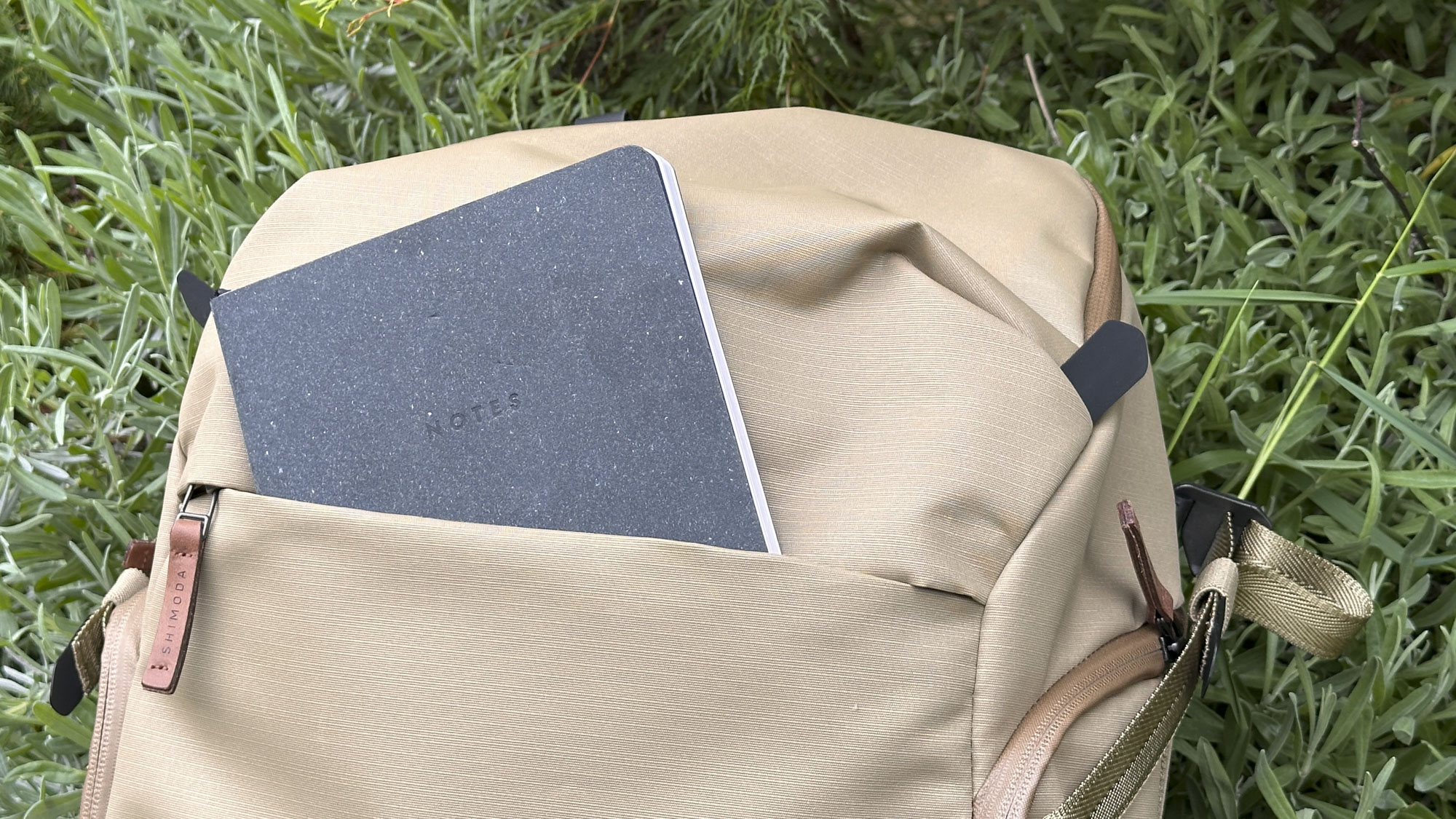 A close up shot of the Shimoda Urban Explore camera backpack