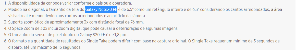 Samsung Galaxy Note 20 FE