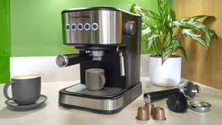 Russell Hobbs Everyday Espresso Machine on kitchen counter