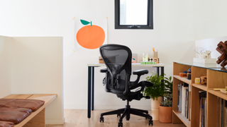 Herman Miller chair in a home office
