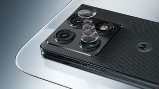 Motorola Razr Fold rear camera components 