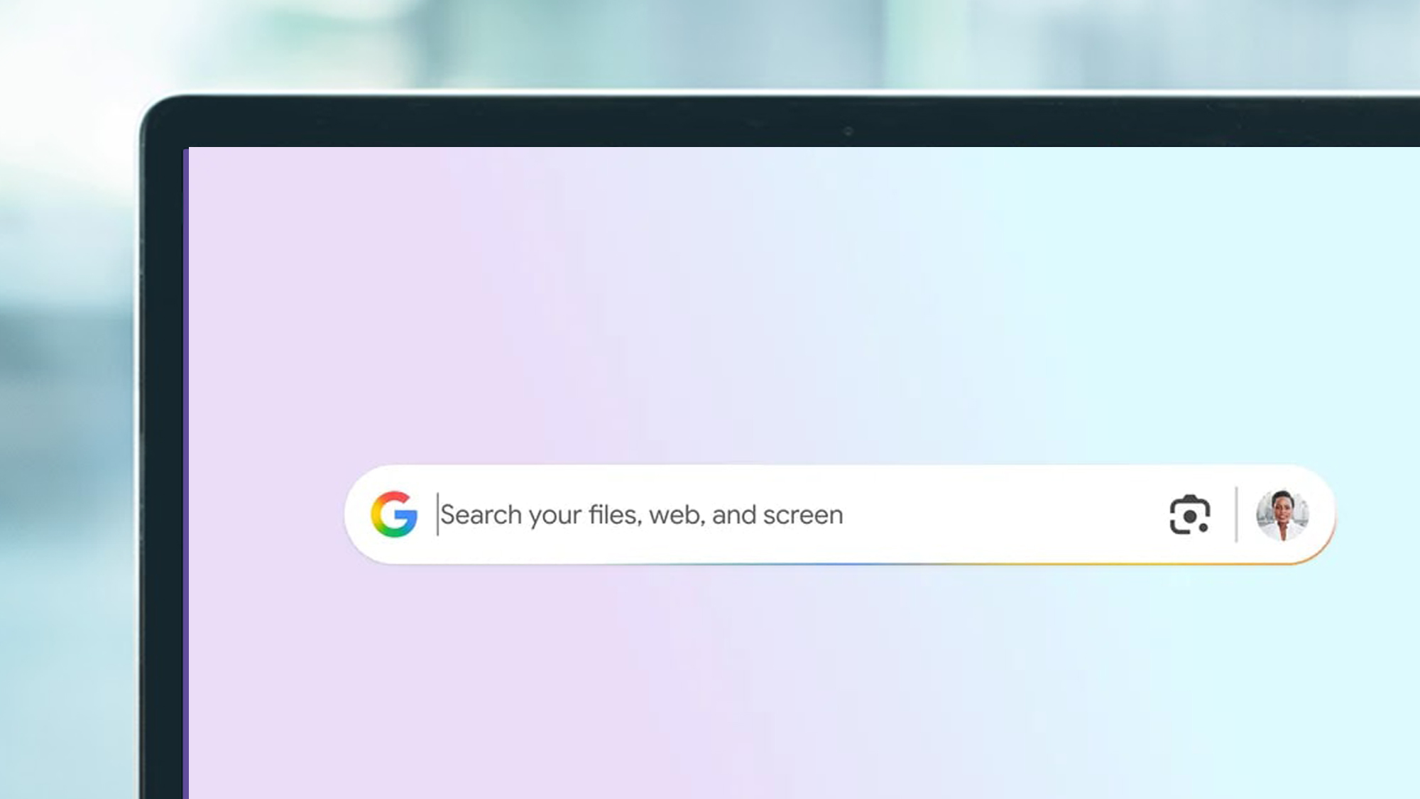 A laptop screen showing Google's app for Windows