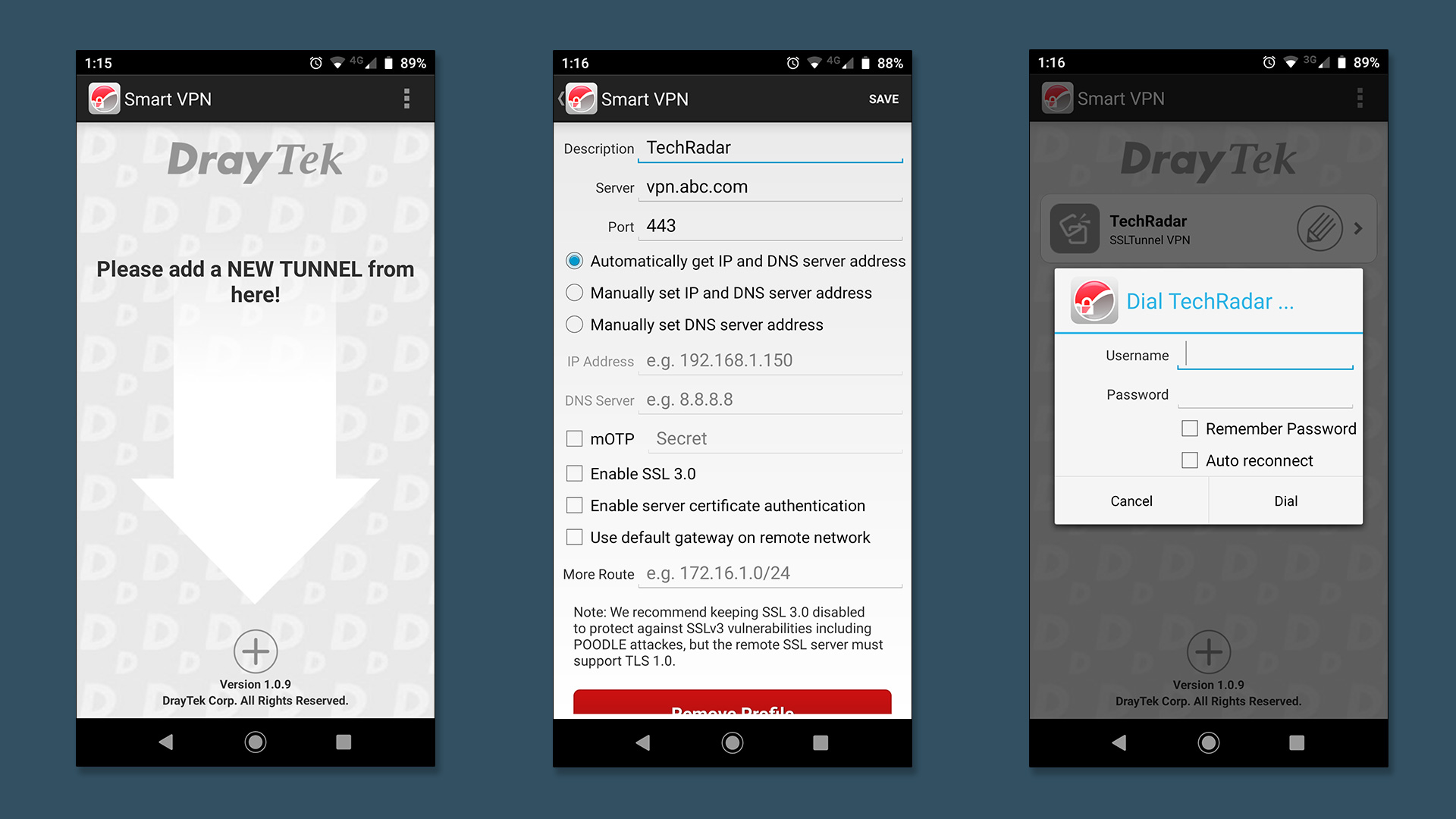 DrayTek provides a free Smart VPN client that makes remote logins easy, using Windows, MacOS, Android or iOS. Image Credit: TechRadar