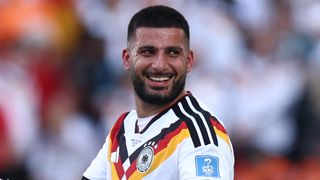 Deniz Undav celebrates his team's victory at the end of the 2026 World Cup Group E football match between Germany and Ivory Coast at the Toronto Stadium in Toronto on June 20, 2026