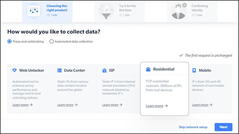 Bright Data proxy