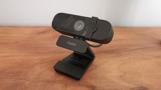 A close up shot of the front of the Rapoo XW2K webcam