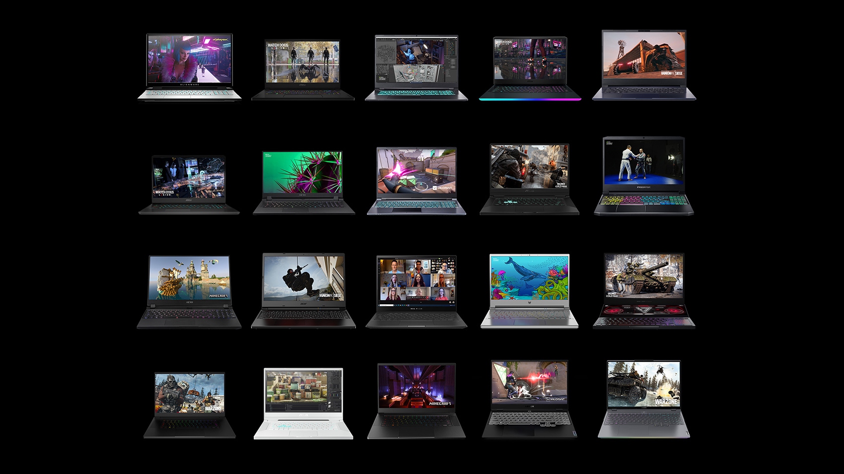 NVIDIA RTX Series 30-powered laptops