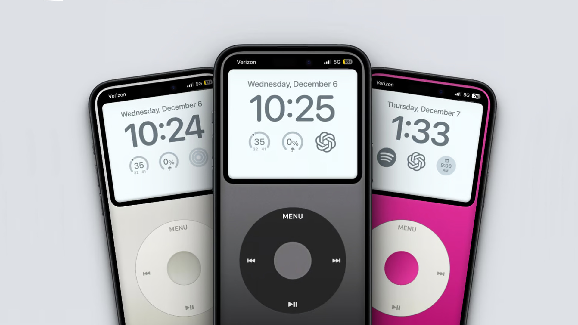 iPod on iPhone display
