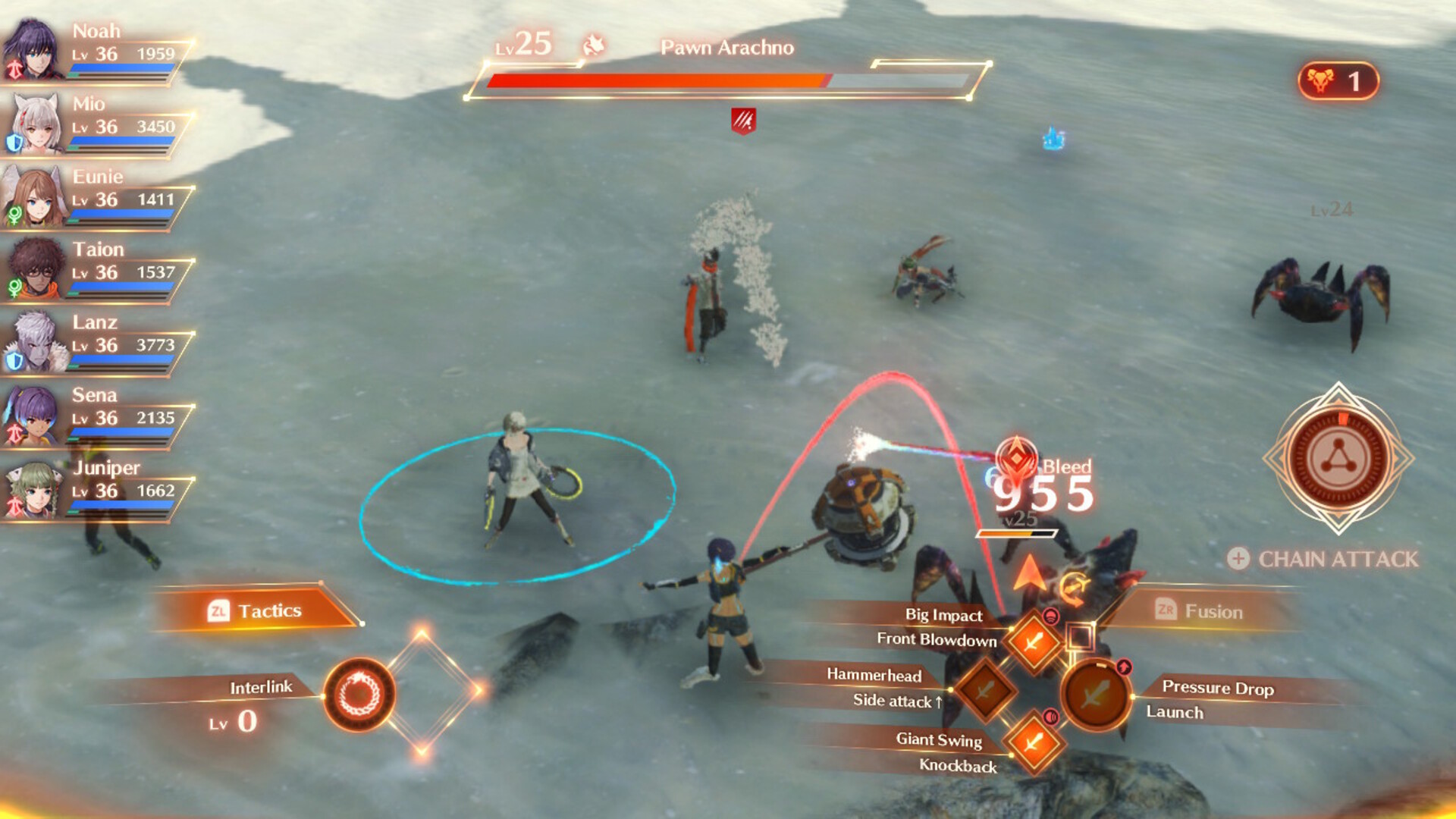 Xenoblade Chronicles 3 classes guide, Ogre in desert