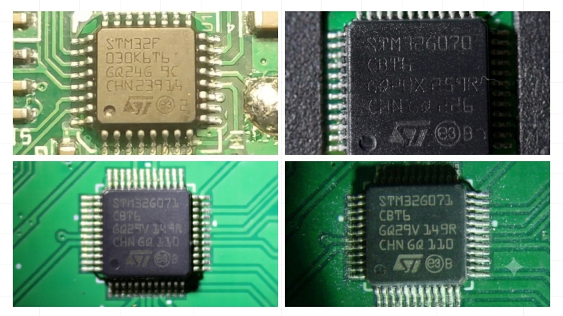 STMicroelectronics STM32 chips