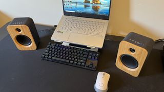 House of Marley Get Together Duo on a desk
