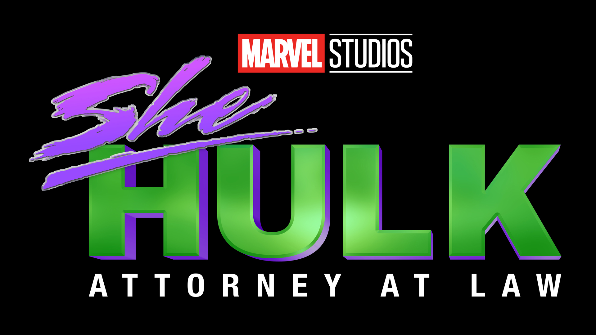 The new official logo for the She-Hulk: Attorney at Law Disney Plus show