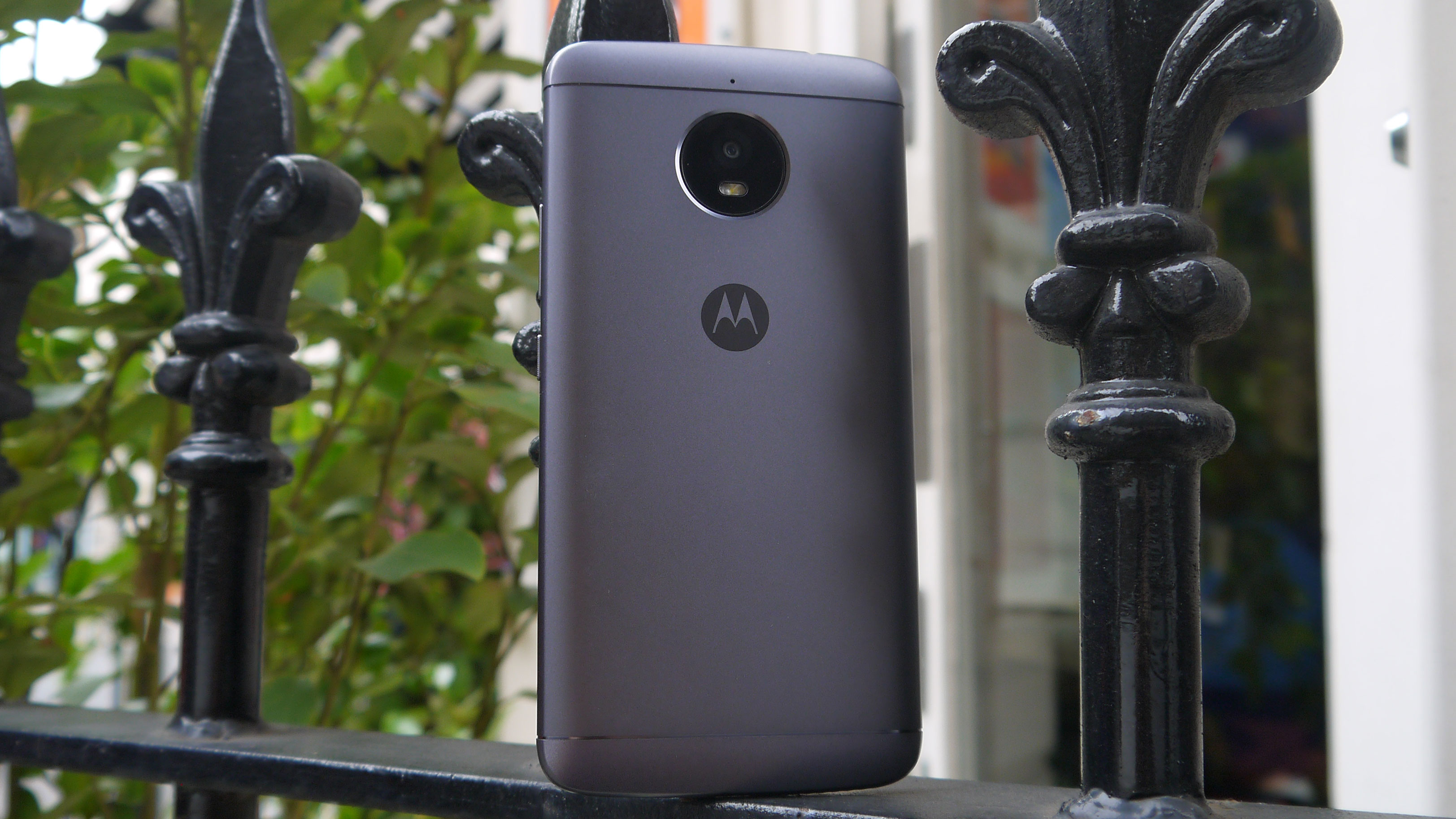The rear of the Moto E4 Plus.