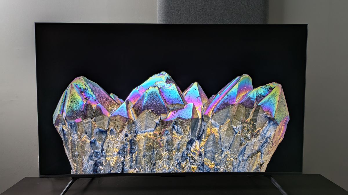 TCL C6K with crystal on screen