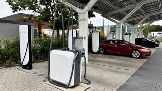 Tesla Supercharger Vacuum Cleaner
