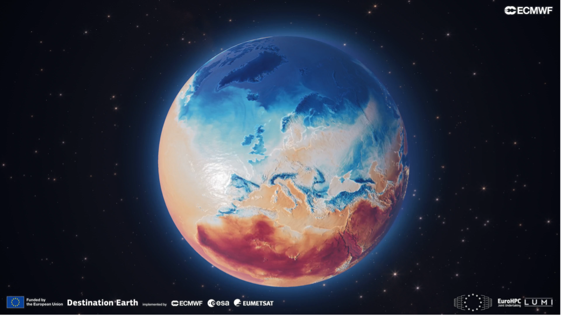 An image of an Earth digital twin