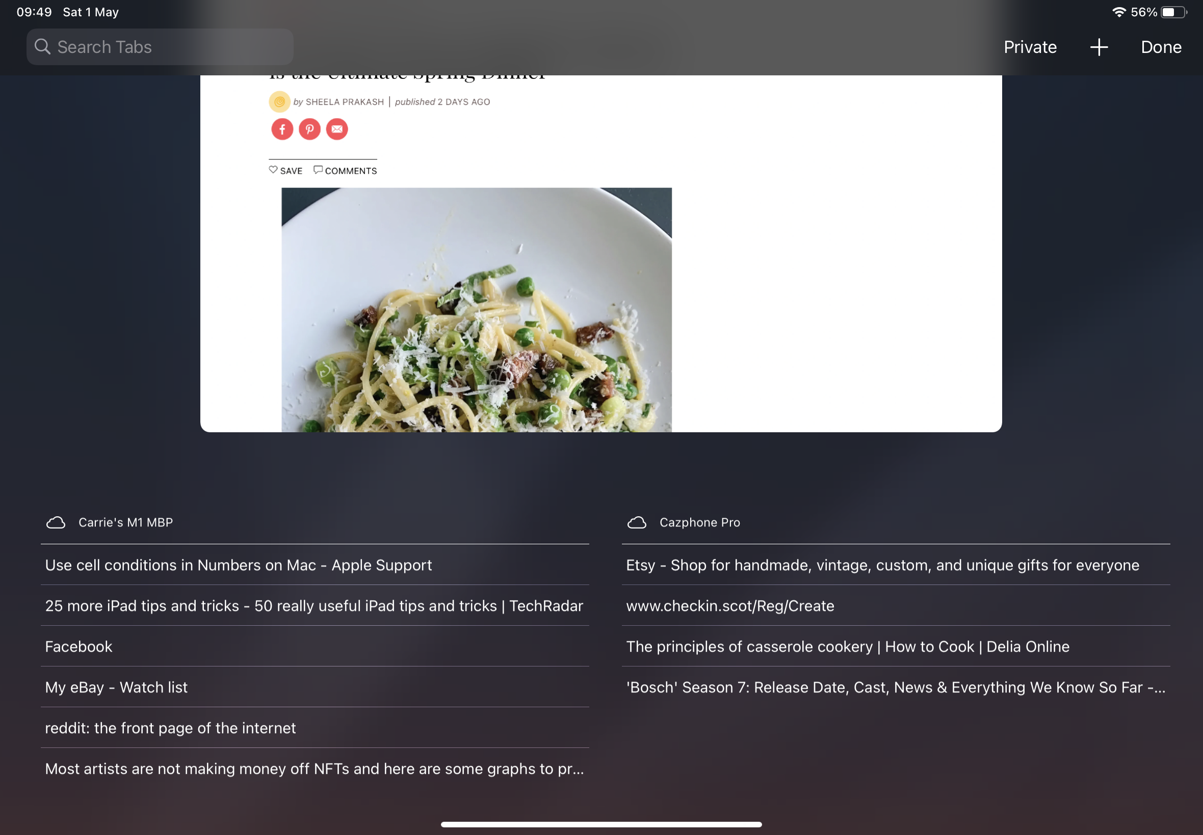 Recipe website