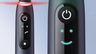 The happy and sad faces of the toothbrush