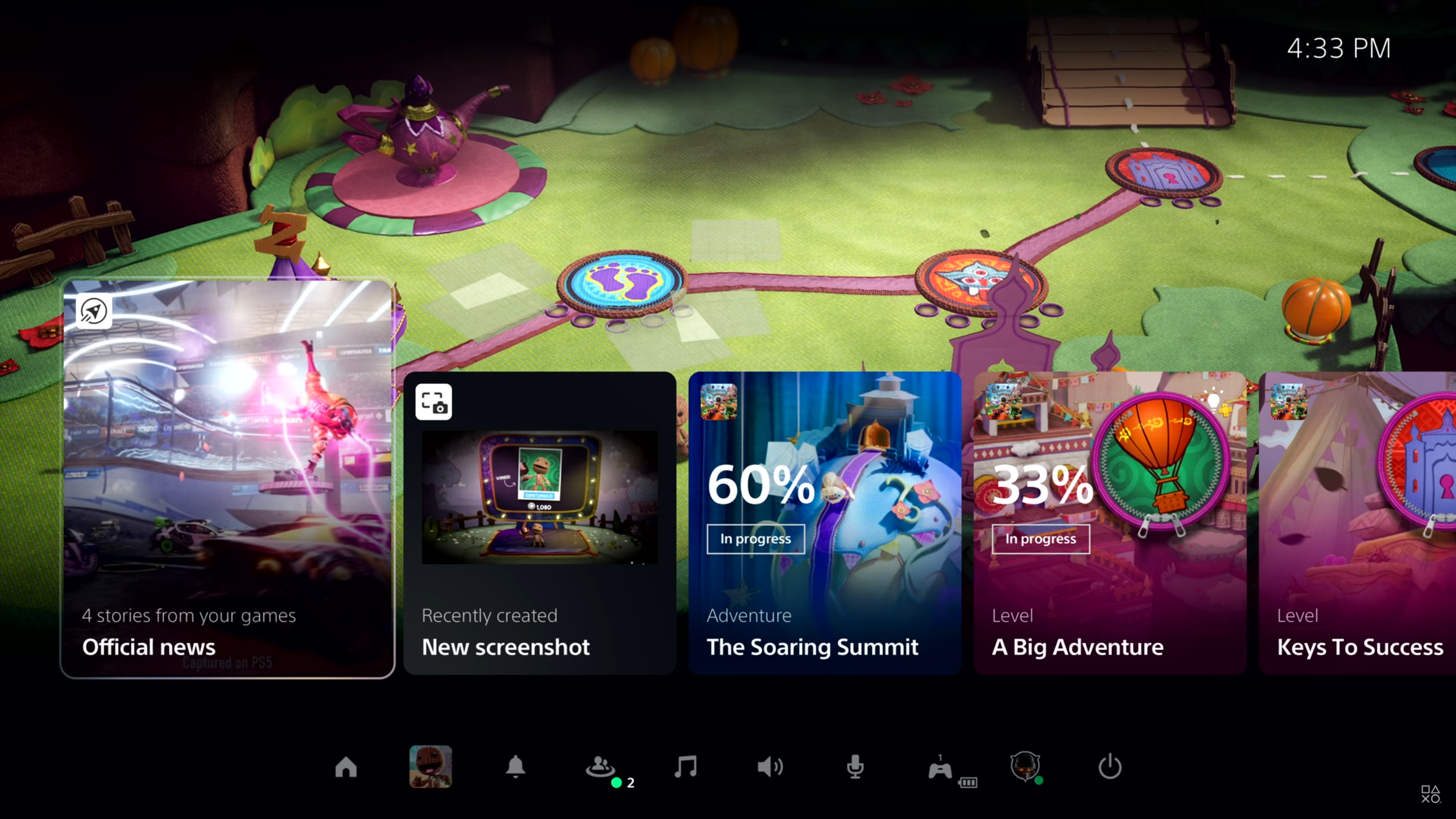 PS5 UI